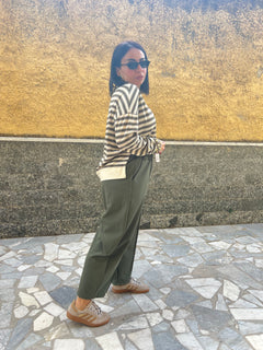 Pantaloni Gilda65793 Verde