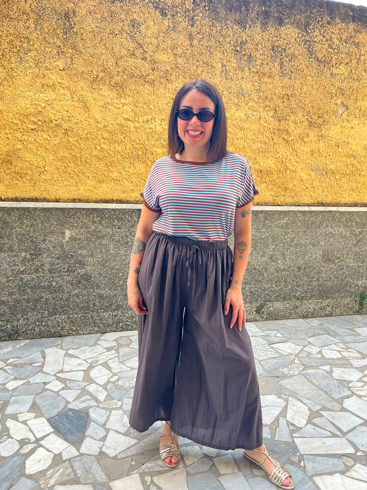 Shirt righini Marrone 5610