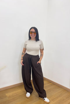 Pantaloni  Paris Marrone 65793