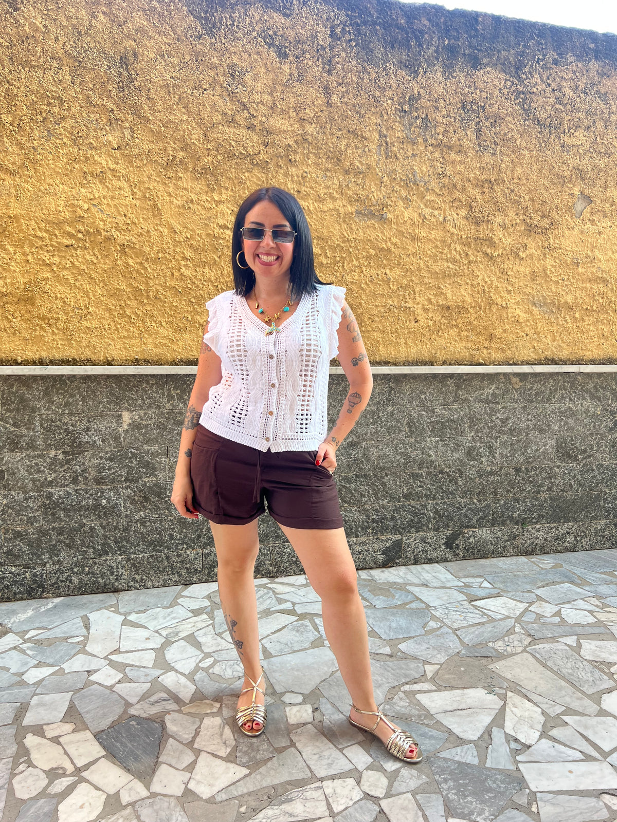 Shorts Marrone