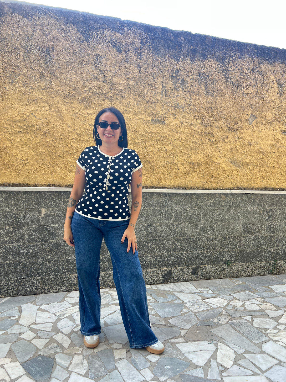 Maglia Pois Nero