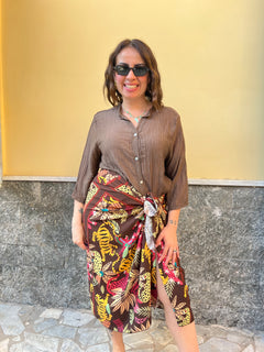 Camicia Piuma Marrone  65793