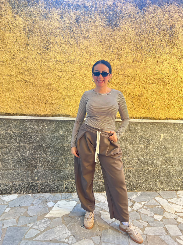 Pantaloni Confort Fango