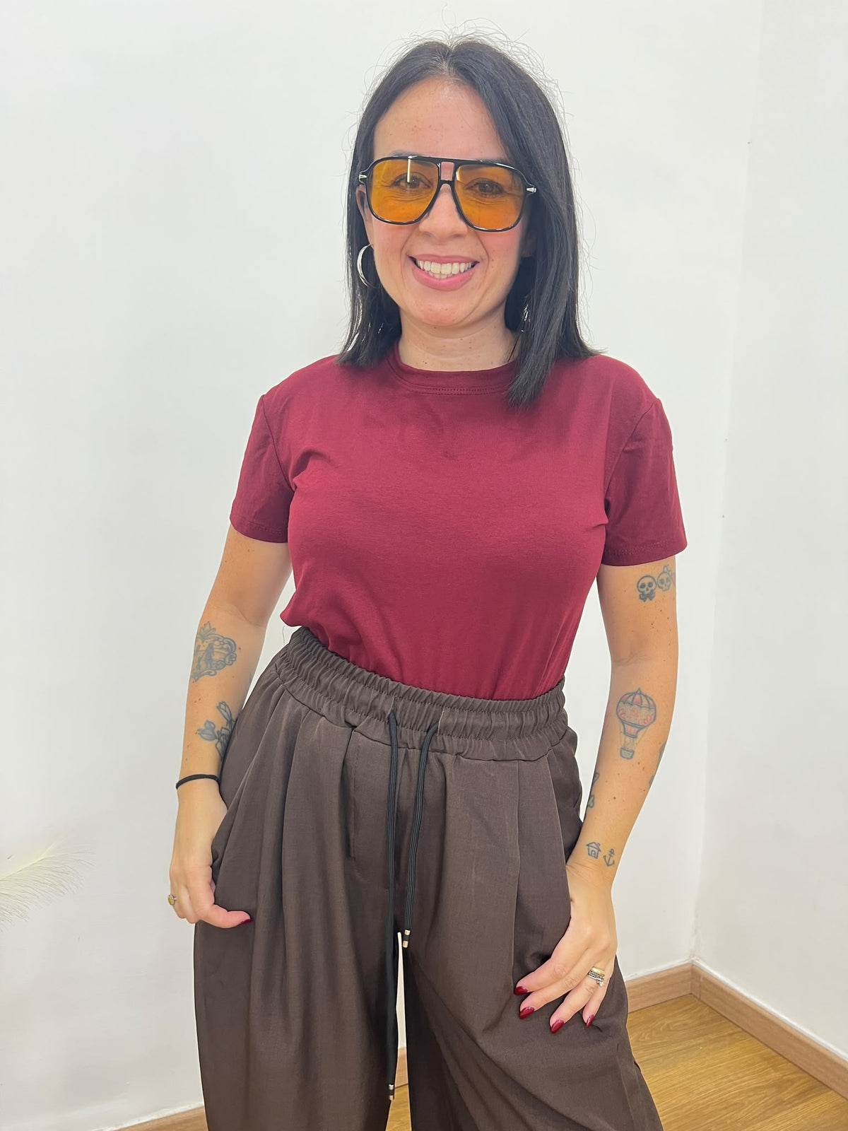 Shirt Basic Bordeaux