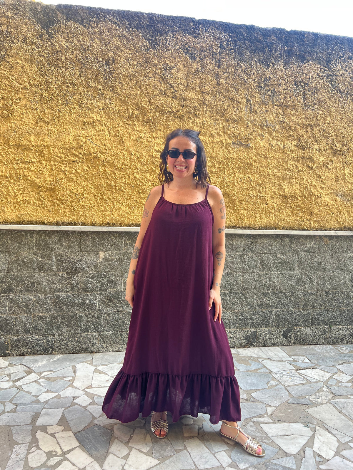 Abito Angela Vino