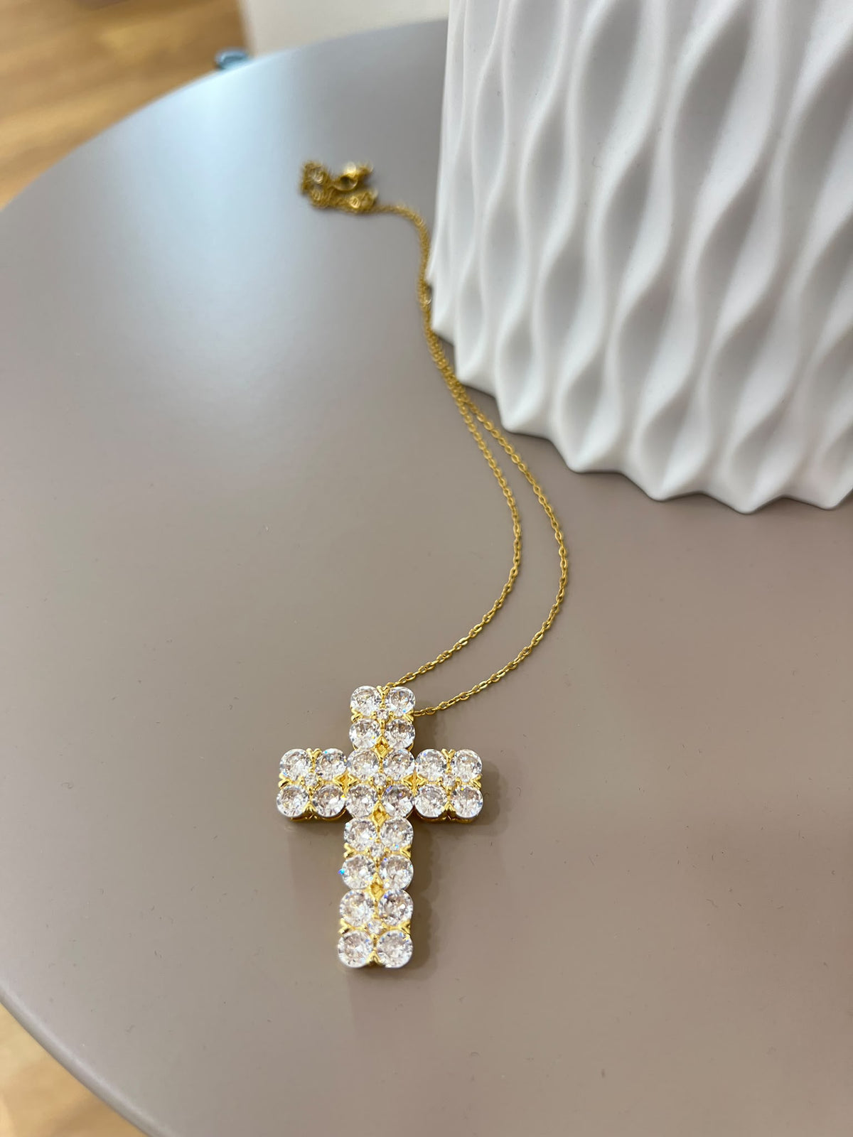 Collana Croce Oro 25305