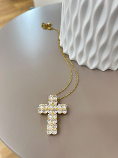 Collana Croce Oro 25305