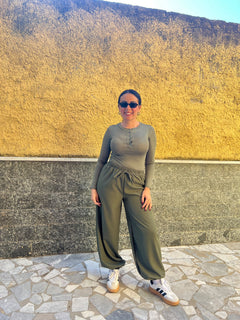 Pantaloni BALLOON Verde