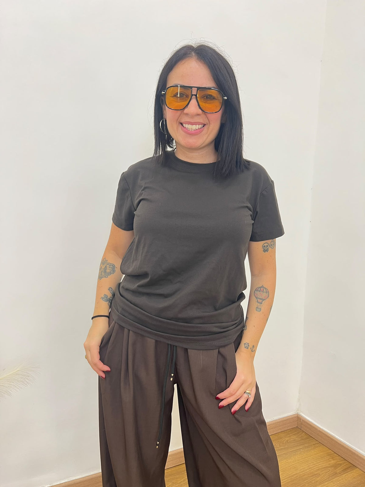 Shirt Basic Marrone