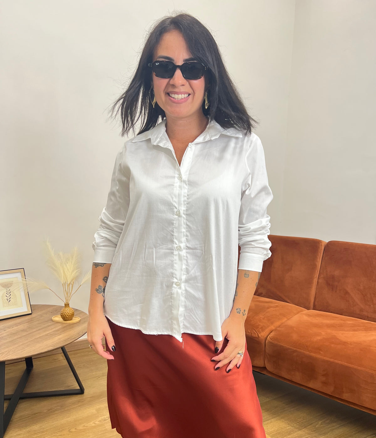 Camicia basic Bianca 65793