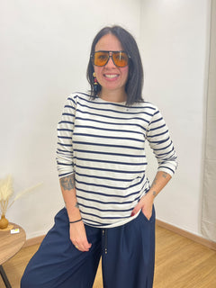 Maglia Patty righe Blu 55671