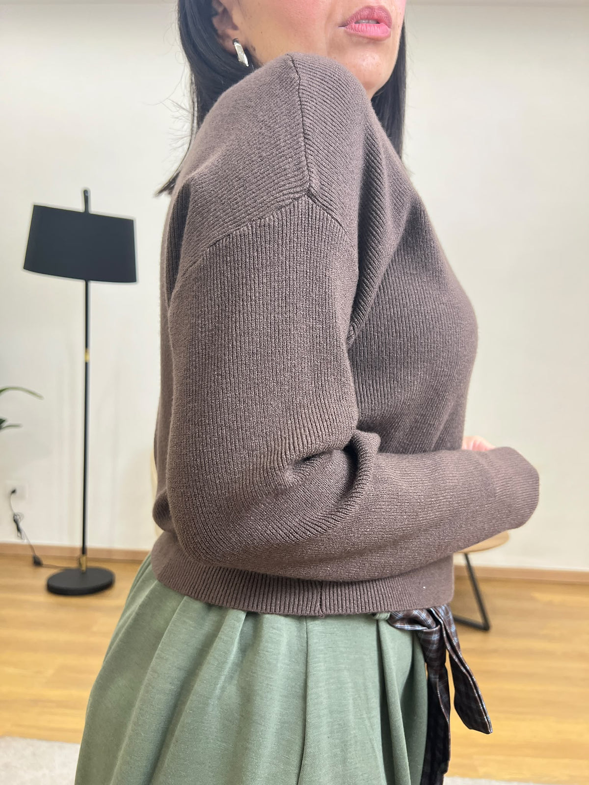 Cardigan cioccolato 8976