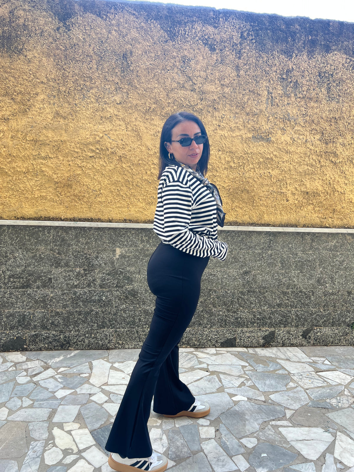 Leggins zampa Nero 38463