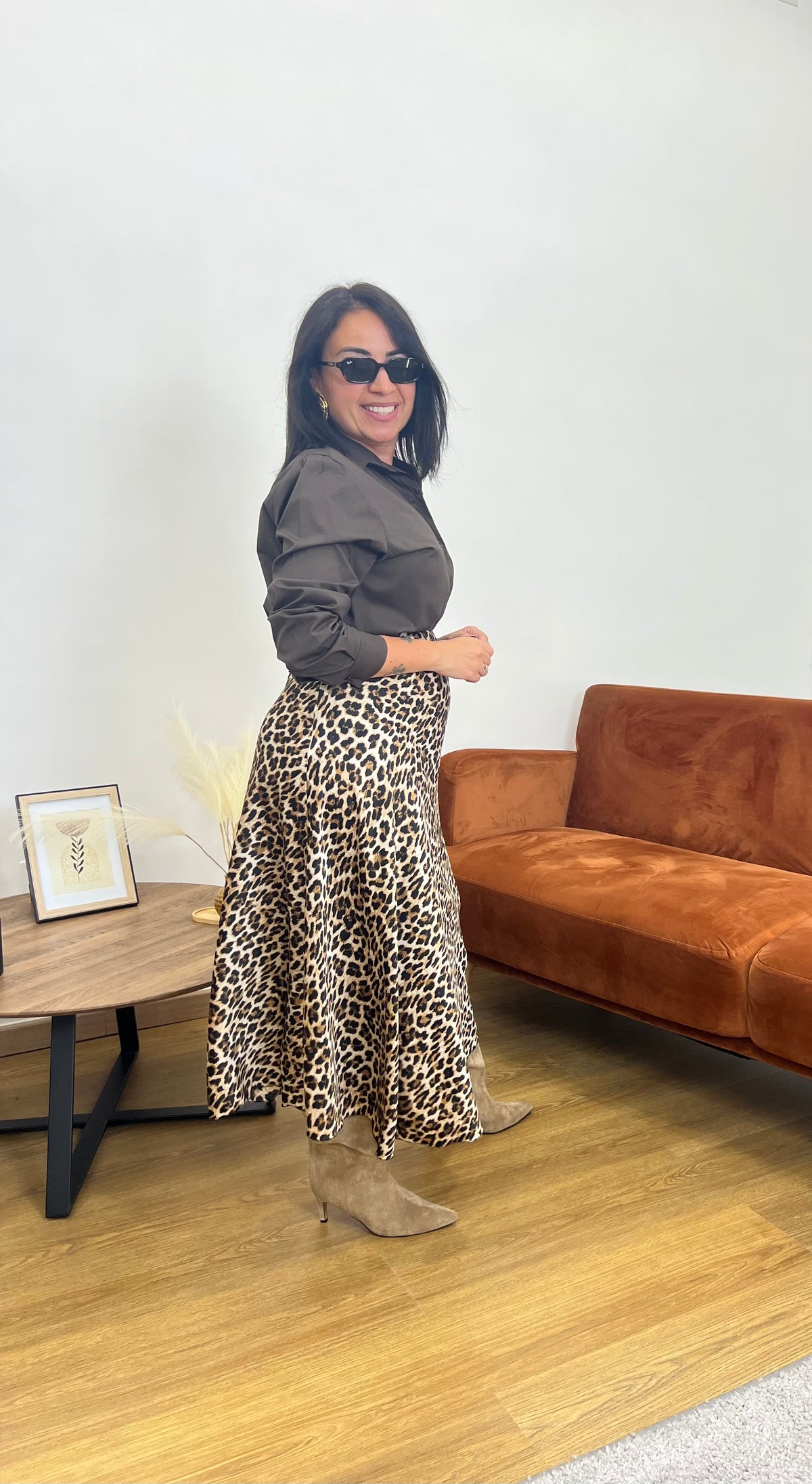 Gonna Iris Animalier