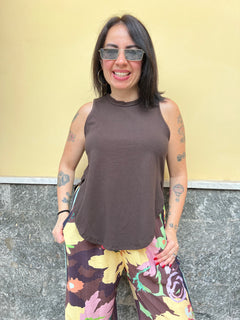 Canotta Ovale 366 Marrone