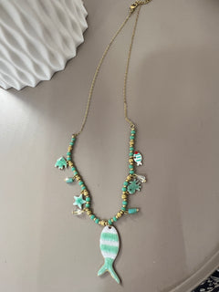 Collana Pesciolino Verde 35427