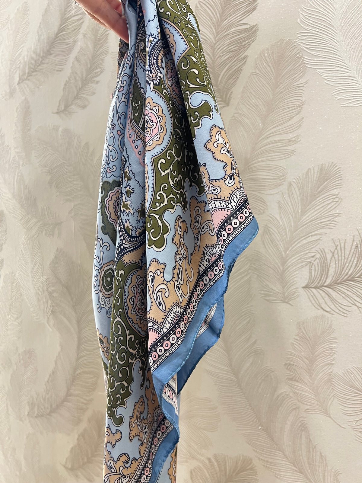 Foulard Bordo Celeste