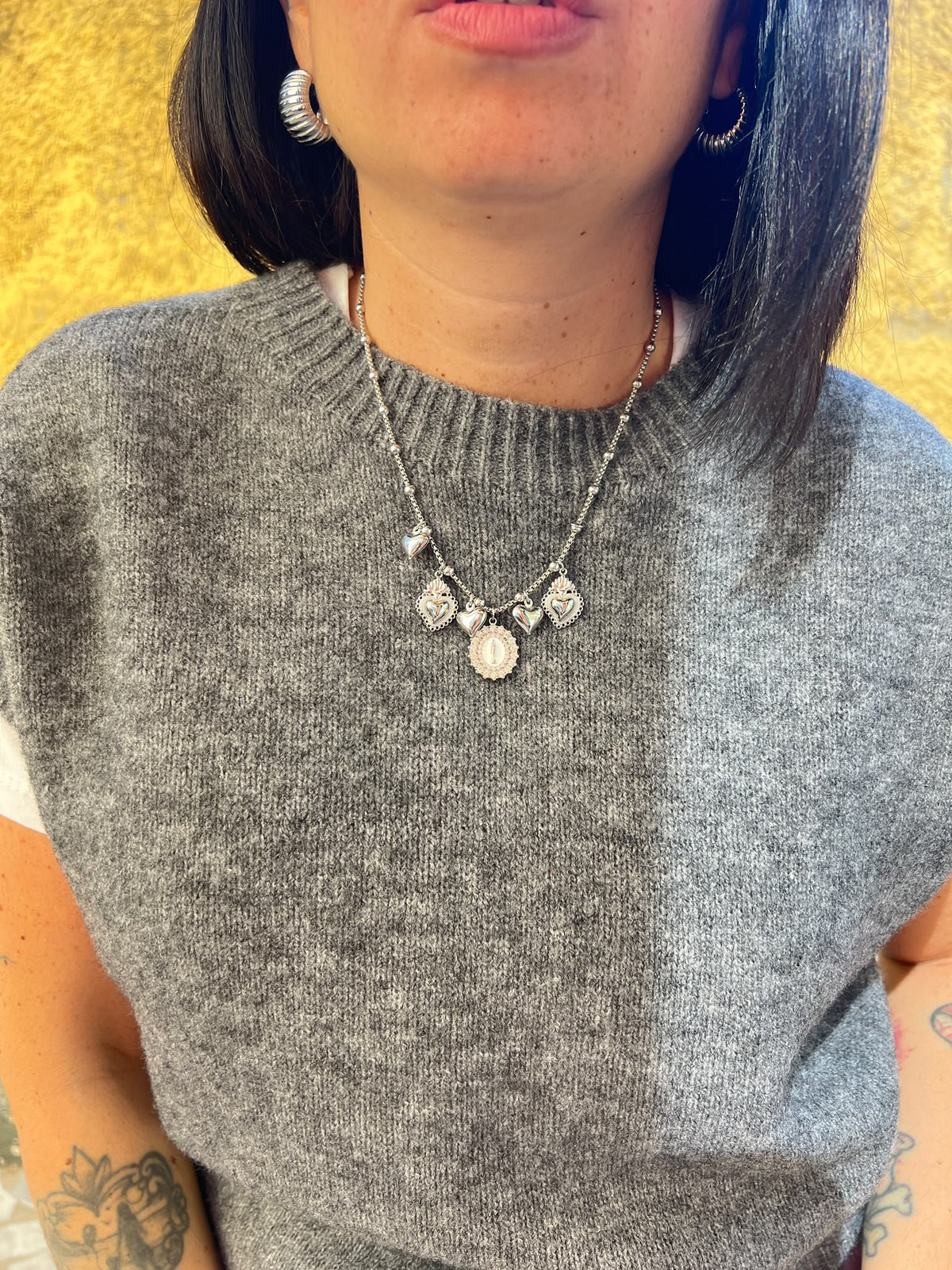 Collana con Ciondoli Argento 366