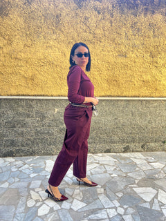 Pantaloni foulard 111342 Bordeaux