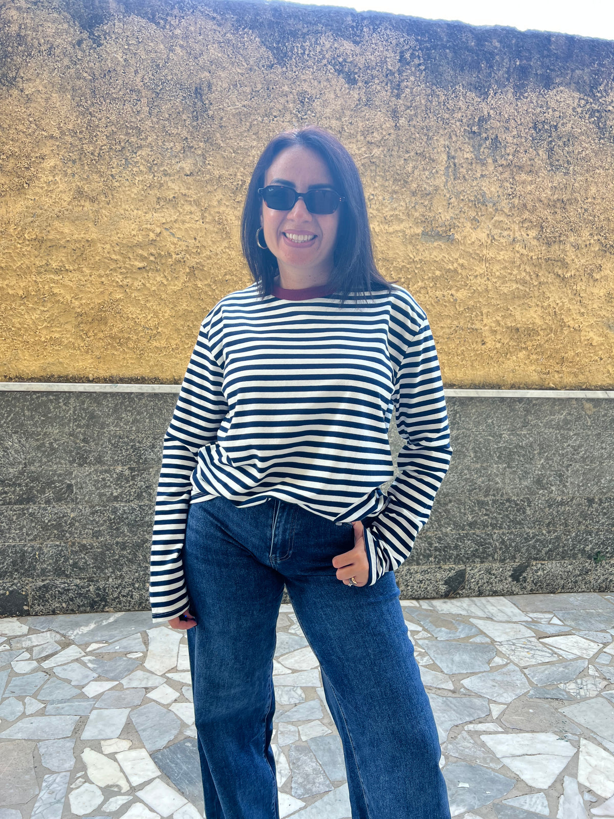 Maglia righe Blu 5610