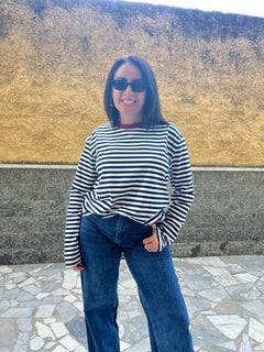 Maglia righe Blu 5610