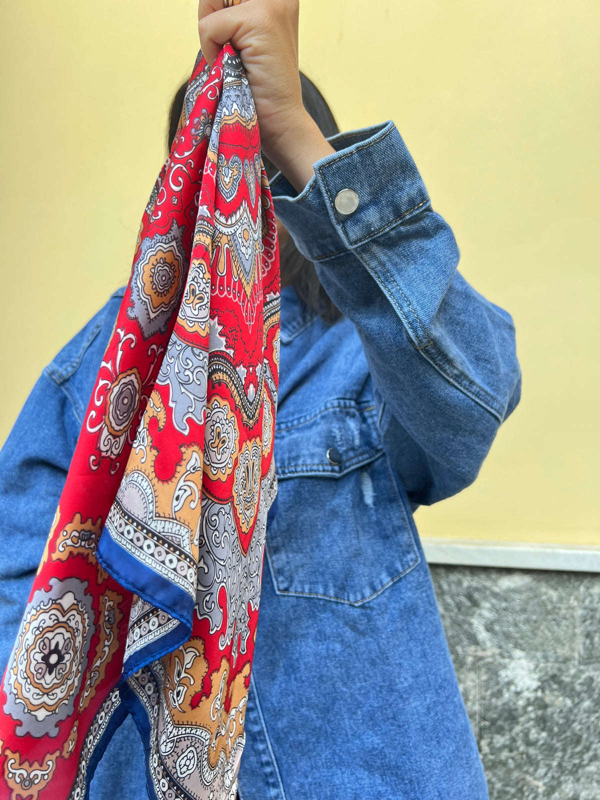Foulard Bordo Blu