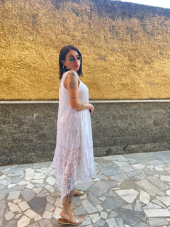 Abito Pizzo Bianco 75915