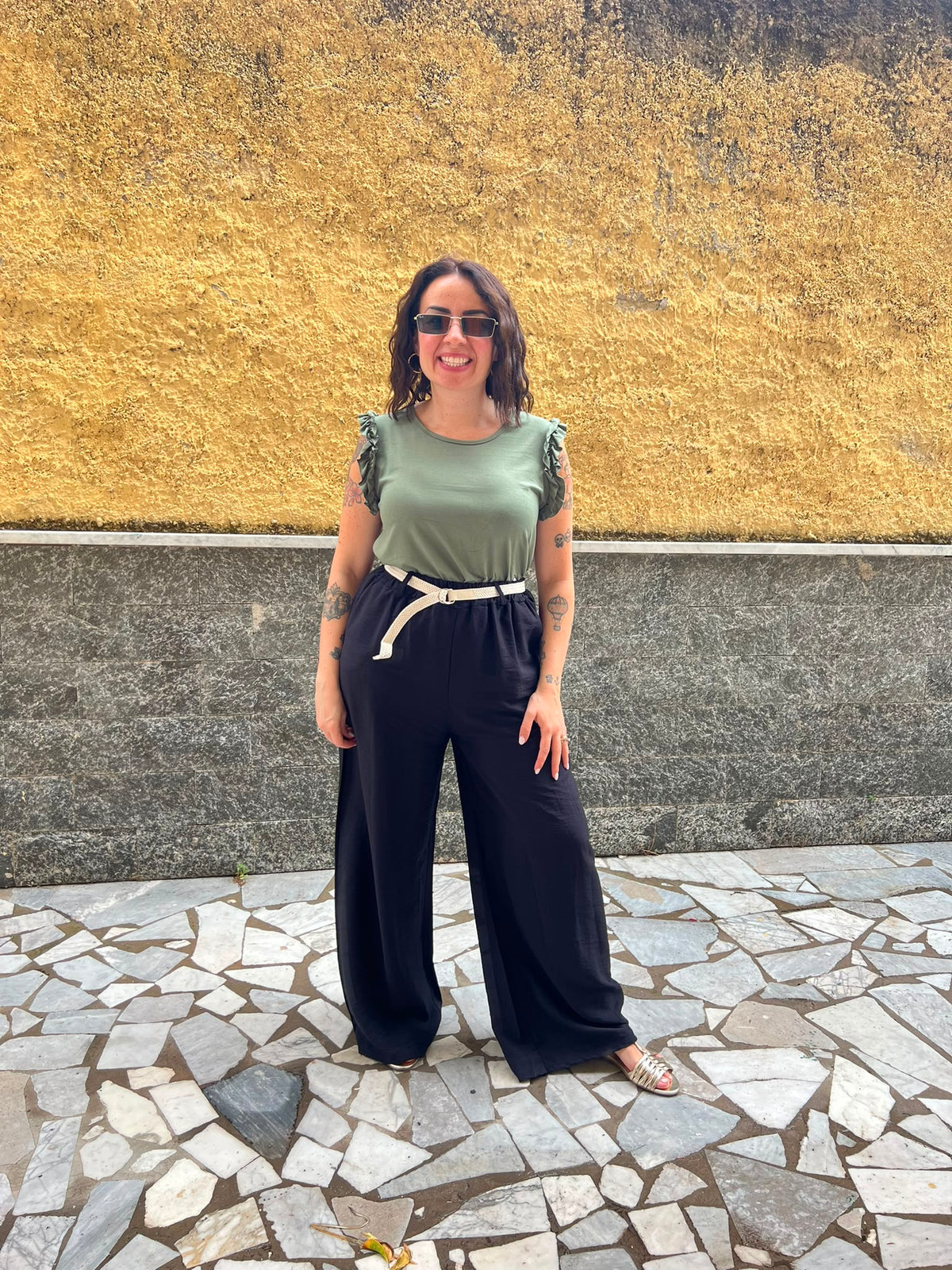 Pantaloni Giulia Nero