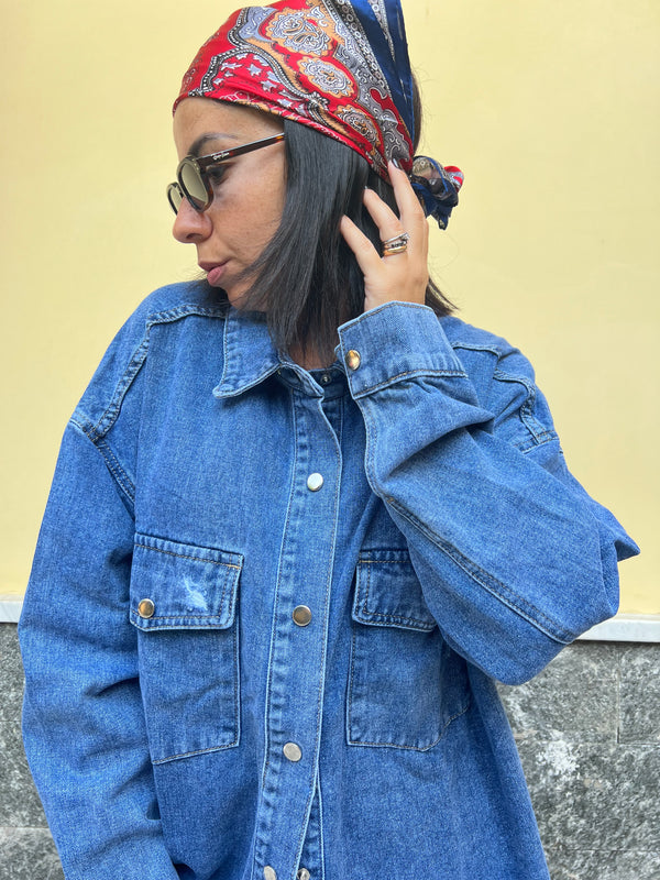 Foulard Bordo Blu