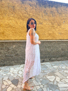 Abito Pizzo Bianco 75915