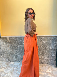 Pantaloni Over Mattone 75915