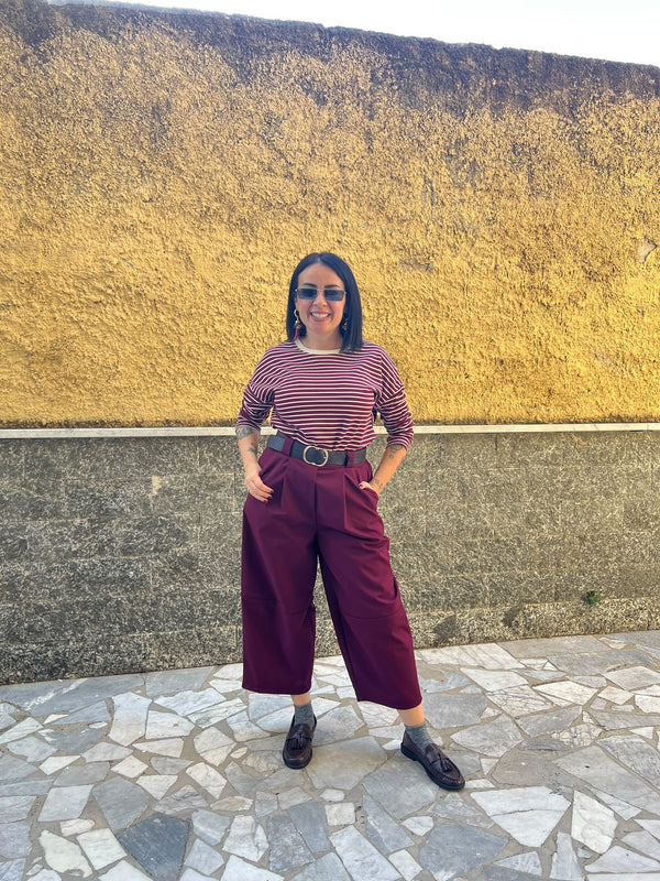 Pantaloni Ballon Bordeaux  101220