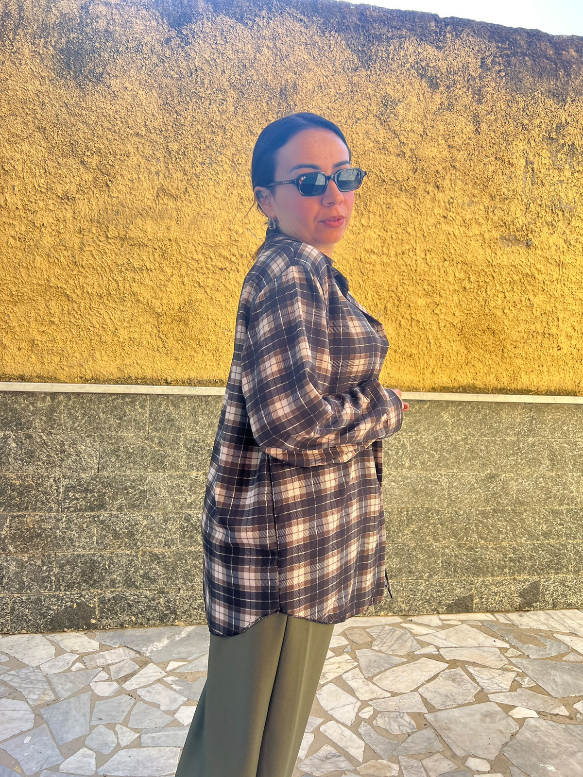 Camicia Quadri Angela Nera