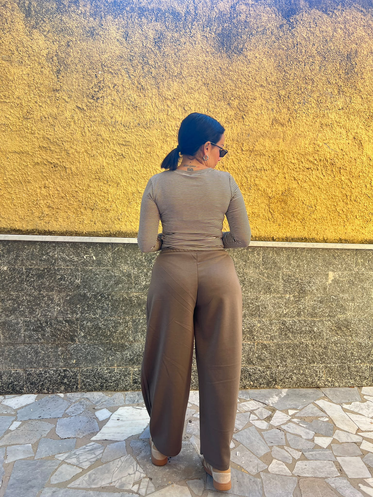 Pantaloni Confort Fango