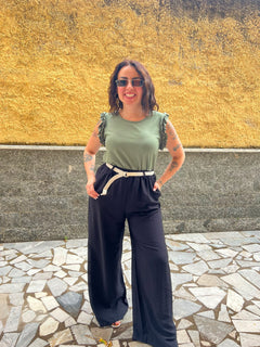 Pantaloni Giulia Nero