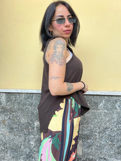 Canotta Ovale 366 Marrone