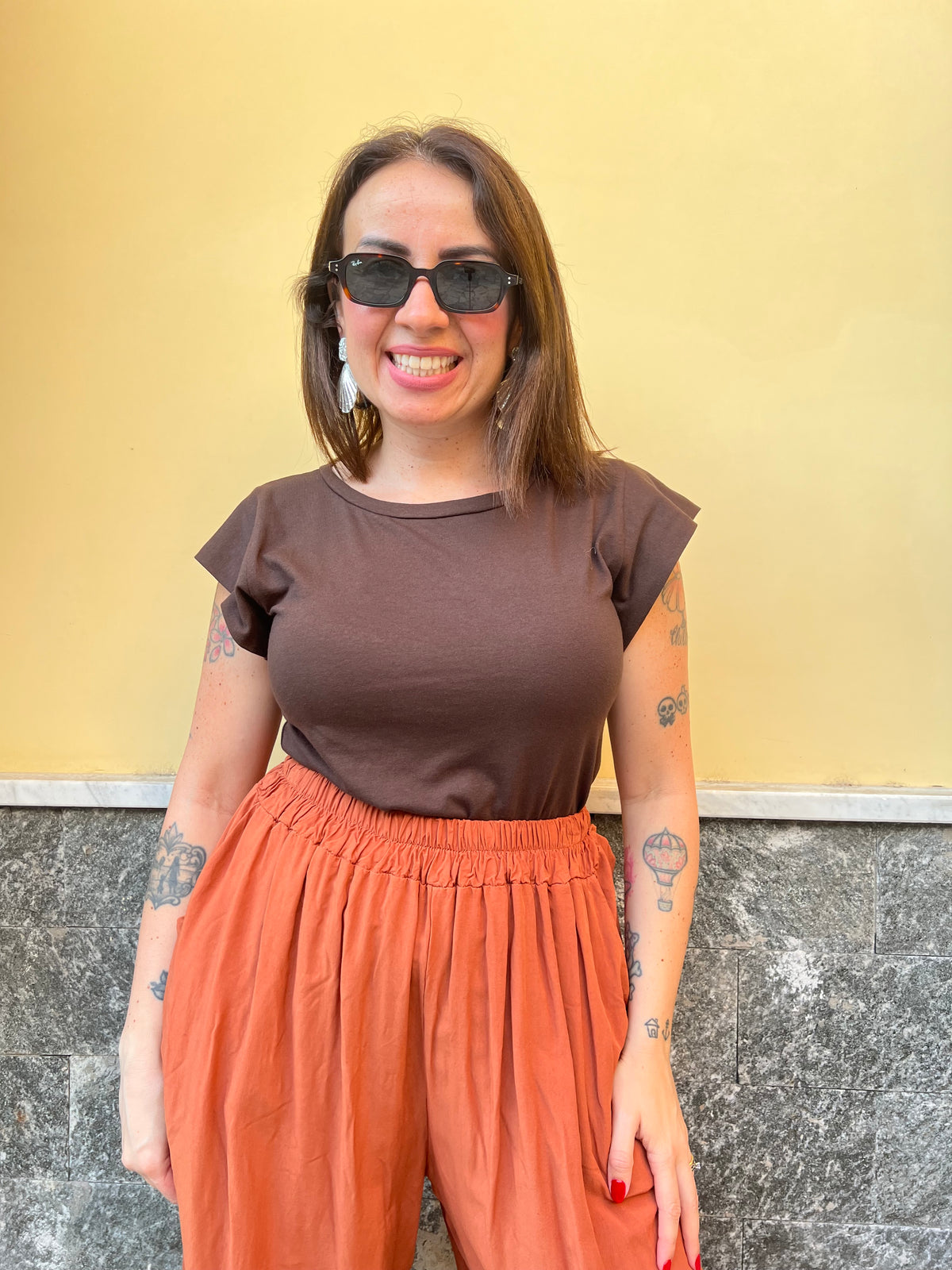 Shirt Ali  Marrone