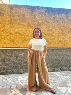 Pantaloni Claudia Beige 65793