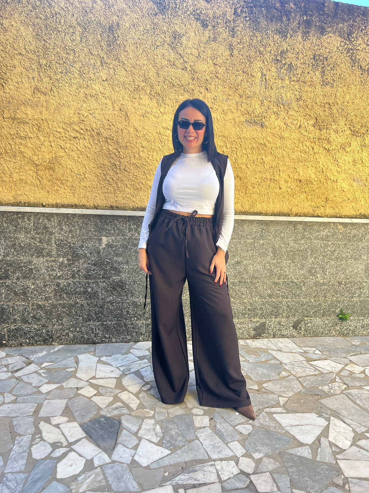 Pantaloni gessato 6732