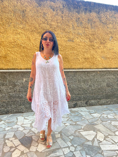 Abito Pizzo Bianco 75915