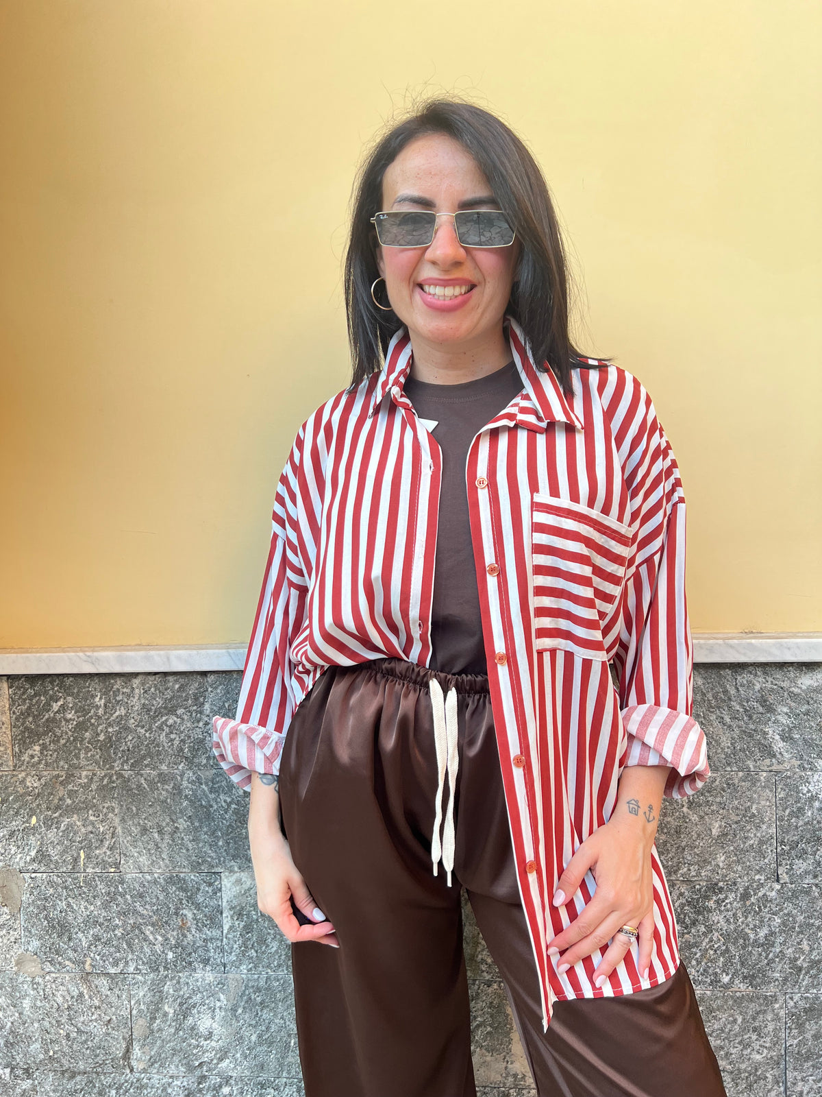 Camicia Ufficio Mattone 65793