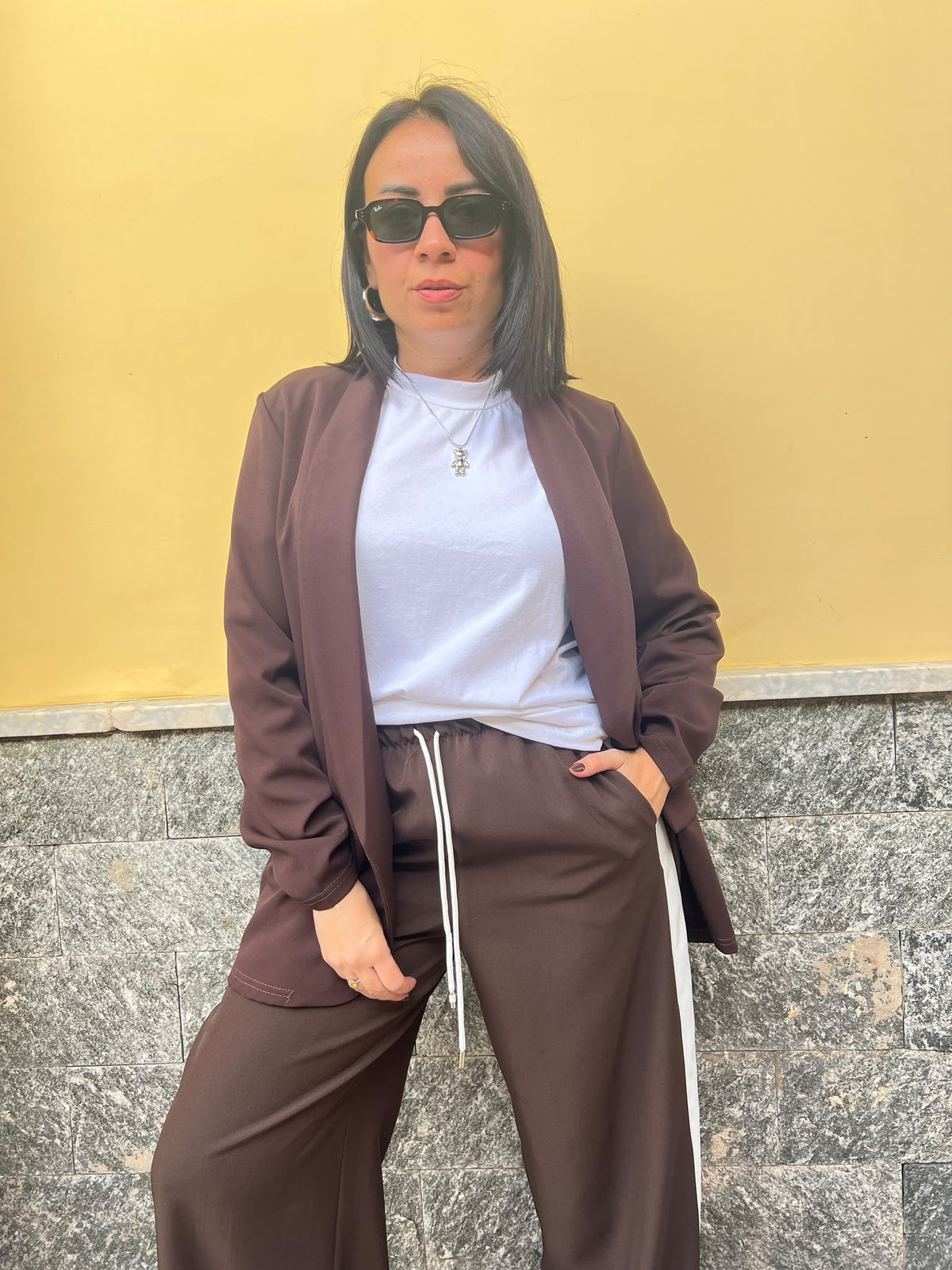 Giacca Arriccio Marrone