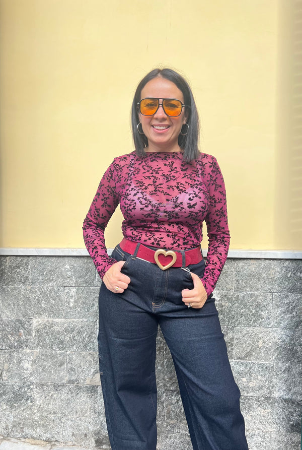Maglia fiorellini