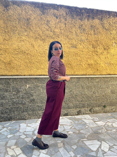 Pantaloni Ballon Bordeaux  101220