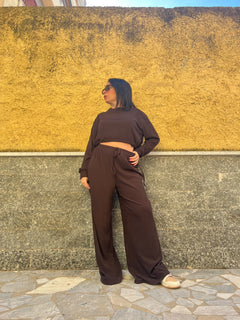 Pantaloni Costine marrone 52634