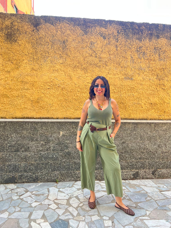 Pantaloni Costiera Verde 10501281