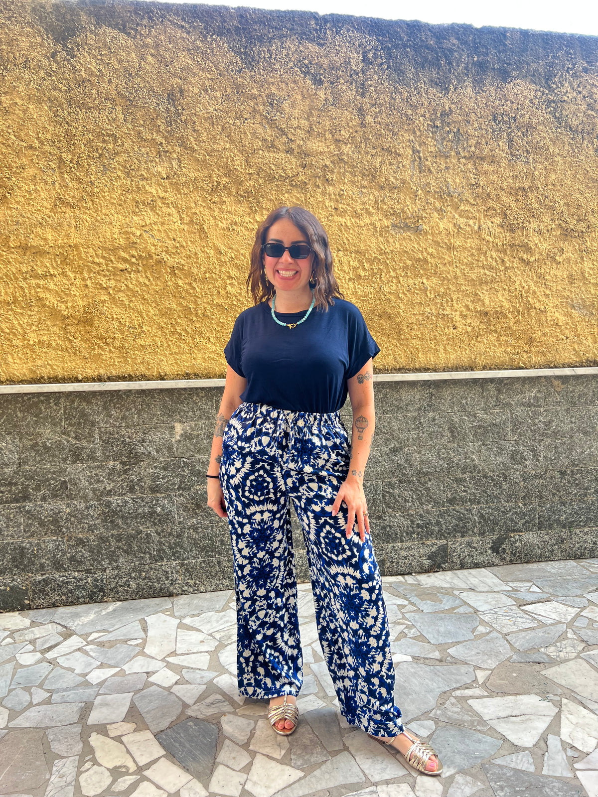 Pantaloni Fantasia PROMO Blu