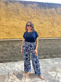 Pantaloni Fantasia PROMO Blu