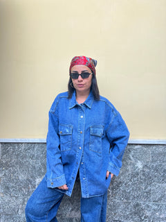 Camicia Jeans Over 8976