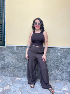 Top Costine Marrone 2244